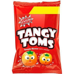 Golden Wonder Tangy Toms Tomātu garšas kukurūzas uzkodas - 25g - 12 gab. iepakojumā