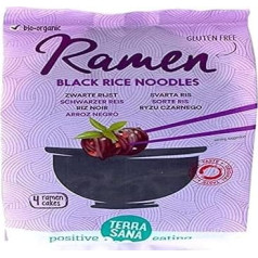 RAMEN PASTA BLACK RICE NOODLE GLUTEN-FREE ORGANIC 280 g TERRASANA