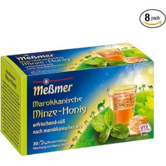 Meßmer Moroccan Masir, piparmētru medus, 20 maisiņi, 8 paciņas (8 x 40 g)