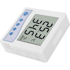 Digitālais termometrs, temperatūras un mitruma sensors, iekštelpu un āra temperatūras un mitruma sensors, augstas kvalitātes LCD displejs, rūpnieciskās klases RS485 raidītājs