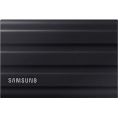 Samsung Portable SSD T7 Shield (MU-PE4T0S/EU), 4 TB, USB 3.2 Gen.2, 1050 MB/s nolasīšanai, 1000 MB/s ierakstīšanai, izturīgs ārējais cietais disks Mac, PC, viedtālruņiem un spēļu konsolēm, melns