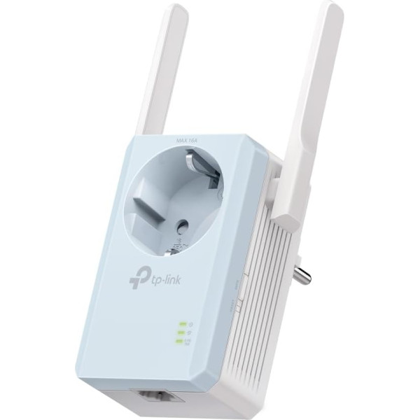 TP-Link RE365 WLAN pastiprinātājs-pastiprinātājs AC1200, integrēta ligzda, 867 MBit/s 5GHz + 300 MBit/s 2,4 GHz, aplikāciju vadība, signāla stipruma displejs, saderīgs ar visām WLAN ierīcēm, AP režīms, V3