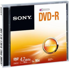 Sony Dvd+r DPR47SJ Jewel CASE 16X односторонний, однослойный DVD+R