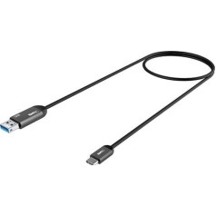 Emtec T750C 32GB USB 3.0 (3.1 Gen 1) USB A tipa savienotājs USB C tipa savienotājs Melns, pelēks USB zibatmiņas disks - USB zibatmiņas diski (32 GB, USB 3.0 (3.1 Gen 1), USB A tipa savienotājs, kabelis, melns, pelēks)