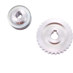 2 Stück Zahnräder für synchrone Drehmaschine aus Metall S Cj0618 Zahnräder Synchronscheibe aus Metall, Getriebe für Metallschneidmaschinen