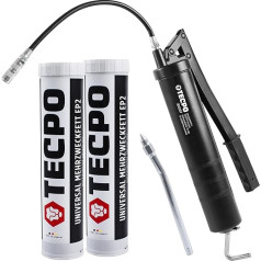 Tecpo daudzfunkcionālā smērviela ar rokas sviras smērvielu + daudzfunkcionālā smērviela EP2 2 x 400 g smērviela
