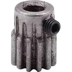 1 Stück Stirnradritzel 1M 12T 12 Zahntyp 1 Lochdurchmesser 6 mm 8 mm 6,35 mm rechter Zahn 45# Stahl großes Zahnrad(6,35mm)