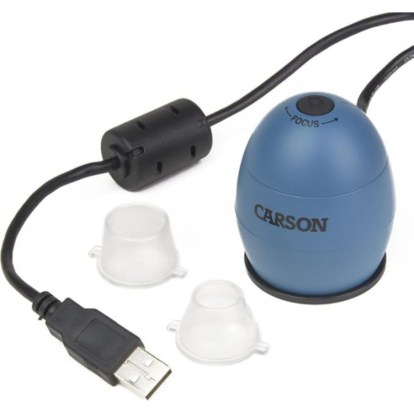 Carson Zorb rokas USB digitālais mikroskops ar integrētu kameru