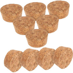 Amosfun 1 Satz Rotweinflasche Aus Kork Kork Korkstopfen Weinflaschenkorken Korken Für Weinflaschen Korken Für Gläser Dekanterstopfen Ersetzen Konische Korkstecker Hölzern Light Brown 20st
