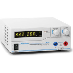 PeakTech Programmable DC Lab Power Pack 1 – 32 V/0 – 20 A – USB – 1 x P 1575