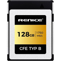 RENICE Pro CFexpress B tipa atmiņas karte 128GB Karte Lasīšana 1750MB/S Ierakstīšana 1500MB/S PCIe 8K Video no kameras Kinematogrāfists Fotogrāfi