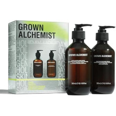 Набор Grown Alchemist Hand Heros Kit, лимитированная серия Holiday & Value Pack: Отшелушивающее средство для мытья рук и восстанавливающий крем для рук (по 300 мл)