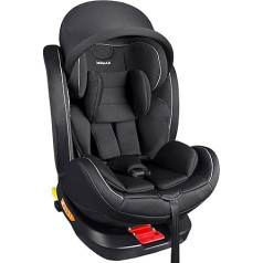 XOMAX XZ-16 bērnu sēdeklītis, grozāms 360° leņķī, ar ISOFIX un nolieces funkciju I Aug kopā ar bērnu 0-36 kg, 0-12 gadi, 0/1/2/3 grupa I 5punktu siksnas un 3punktu siksnas I Noņemams pārvalks, mazgājams I