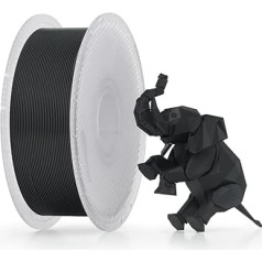 Bambu Lab 3D printera filaments, 1,75 mm, PLA 3D drukāšanas filaments, izmēru precizitāte +/- 0,03 mm, ātra drukāšana no RFID PLA, bez deformācijas un sapīšanās, 3D drukāšanas materiāls ar atkārtotu lietošanu