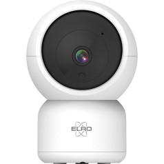 ELRO CI5000 iekštelpu WiFi IP novērošanas kamera ar kustības sensoru un nakts redzamību - Full HD 1080P novērošanas kamera ar sirēnu