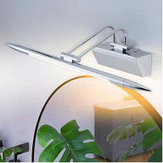 TYhogar LED vannas istabas spoguļlampa 42 cm, dimmējams sienas apgaismojums 6 W 700 LM Vannas istabas spoguļlampa Spoguļlampa Vannas istaba, grima gaisma, vannas istabas apgaismojums, skapja apgaismojums, IP44 LED grima gaisma