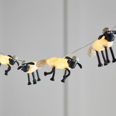 Lights4fun LED Shaun the Sheep™ Pasaku gaisma ar tālvadības pulti Bērnu istabas nakts lampa