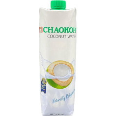 Chaokoh kokosriekstu ūdens, 100% dabīgs kokosriekstu ūdens no Taizemes, 12 tetrapakas pa 1 l, 12 litri (12 x 1 L)