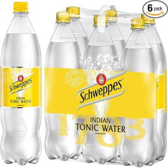 Schweppes Indian Tonic Water vienreizlietojamais 6 x 1,25 l