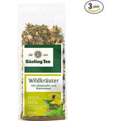 Bünting Tee Wild Herbs, 125 g beramā tēja, iepakojumā pa 1 gab.