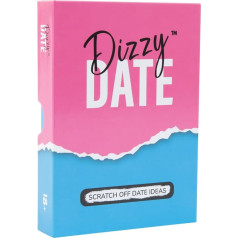 Alus Spiediens Dizzy Date Scratch Off Date Ideas - Fun & Spicy Date Night Box Scratch Off Date Idejas draudzenei, draugam, līgavai un līgavainim, sievai vai vīram.