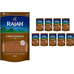 Rajah Spices Garam Masala | maltu garšvielu maisījums | maltu garšvielu maisījums | (85 g (10 gab.))