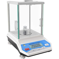 Bonvoisin 0.001 g Electronic Analysis Scales High Pressure 1 mg Accuracy Digital Analysis Scales Laboratory Scales LCD Display Scientific Scales with High Accuracy (100 g x 0.001 g)