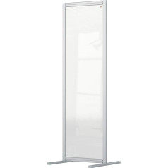 Nobo Premium Plus 1915517 Akrila siena, 1,8 m augsta, moduļu aizsardzība pret spļaušanu, šķaudīšanu un klepu, higiēniska siena, 600 x 1800 mm, caurspīdīga,