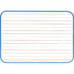 tragbare magnetische Whiteboards 2 Stücke liniertes, trocken abwischbares doppelseitiges Schoßbrett im A4-Format, Farbe mit weicher Kunststoffkante for Kinder, Schreiben, Zeichnen, Home-Office, Nachri