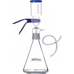 Stikla laboratorijas vakuumfiltrācijas destilācijas aparāts (2000 ml)