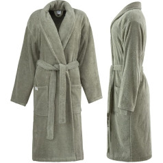 PandaHome Bathrobe for Men and Women Made of 100% Cotton, Dressing Gown Terry Towelling Cuddly, Sauna Gown Warm and Cuddly, Quick-Drying, Soft, Absorbent Bathrobes 400 g/m²