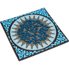 Images D'Orient Trivet Mosaic, 1 gabala iepakojums, zils