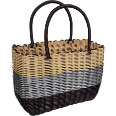 TOPBATHY pīts piknika grozs, tīrīšanas maisiņš, plastmasas pīts iepirkumu maisiņš, rokturis, vannas grozs, Spa grozi, meiteņu iepirkumu grozs, dārzeņu grozs, amatniecība, plastmasas maisiņš, cilvēks