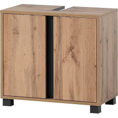 Schildmeyer Dex Vanity Unit 60,2 x 33 x 56 cm Koka kompozītmateriālu ozols Country House Decor