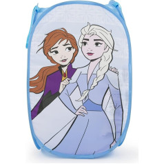 Disney Frozen Piedzīvojumu gars (Frozen Spirit of Adventure) Iznirstošais veļas grozs 80L veļas grozs drēbēm vai rotaļlietām