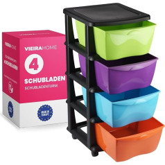 Plastmasas atvilktņu skapītis Plastmasas atvilktņu skapītis Plastmasas atvilktņu skapītis Craft Trolley - 84 x 40 cm - Ražots ES