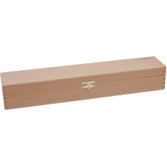 Milward Adāmadatu kaste Milward - augstas kvalitātes dižskābarža koka kaste - droša adatu un piederumu uzglabāšanai - 43,5 x 7 x 8 cm, dižskābardis
