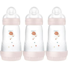 MAM Anti-Colic 260ml pudele - 3Pk Unisex (zaļa/balta)