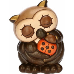 THUN, Lucky Owl naudas kaste Keramikas roku apgleznota dāvana 9 x 8,6 x 11,7 cm