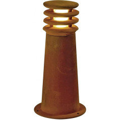 SLV Bollard Light, FeCSi tērauds/plastmasa, E27, rūsgana dzelzs