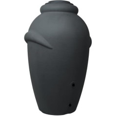 Ondis24 Lietusūdens muca Lietus muca Ūdens uzglabāšanai Ūdens tvertne Amphora Anthracite Plastmasas 360 litru ietilpības (360 litri)