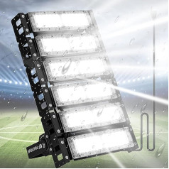 Spolehli LED Spotlight Floodlight 300 W Floodlight 39000LM 6500K Stadium Floodlight IP66 Waterproof Lighting AC100-265V for Stadium, Playground, Dock, Square, Outdoor Lighting