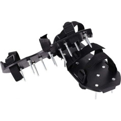 Nagu apavi, Nagu apavi, Nagu apavi, Zāles aerators, Sandales, Skarifikators, Zāles aerators, Apavi ar 13 nagiem (55 mm), katrs ar 3 augstas kvalitātes neilona siksnām un Velcro stiprinājumu, Aerators, Dārza apavi