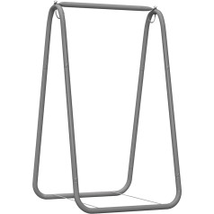 Hanging Swing Stand Heavy Duty A-Frame Hammock krēsls stāvēt iekštelpu āra Patio Max 100kg ietilpība šūpoles stāvēt pagalmā balkons