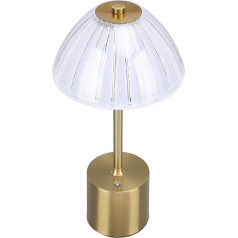 Spacnana pārnēsājama kristāla LED galda lampa, aptumšojama pieskāriena lampa, retro nakts lampa ar 3 gaismas krāsām darbam un mācībām, audzināšanai, filmu skatīšanai