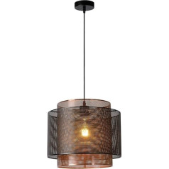 LUCIDE ORRIN Piekaramais apgaismojums Diametrs 34 cm 1 x E27 Melns