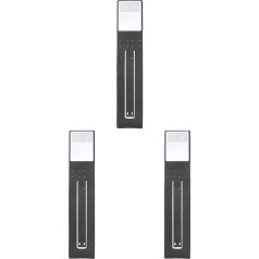 Uonlytech 3 gabali USB USB mājas naktsgaldiņa galda birojs grāmatai Balta daudzfunkcionāla lasīšanas uzlādējama parastā spilgtuma aptumšošanas klipa galda lampa Četri LED saliekamie portatīvie lukturi Ed