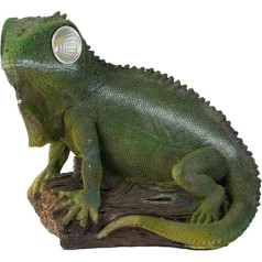 Uonlytech Solar Garden Statue Lizard Solar Light Resin Lizard Figure Solar Powered Animal Sculpture Outdoor Landscape Lamp for Garden Backyard Home Decoration (Green)