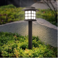Uonlytech Solar Path Lights Ūdensizturīgs Vintage Solar Lawn Lamp Solar Garden Light Solar Landscape Light for Yard Pack of 5