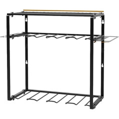 Ronyme Power Tool Organizer Plaukts Organizācijas plaukts Utility Shelf Storage Rack Bezvadu urbjmašīnu pakaramais āmuriem Atslēgas urbji Bits